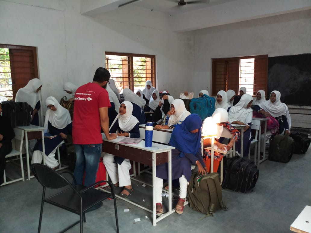 Allapur School Teaching sessions