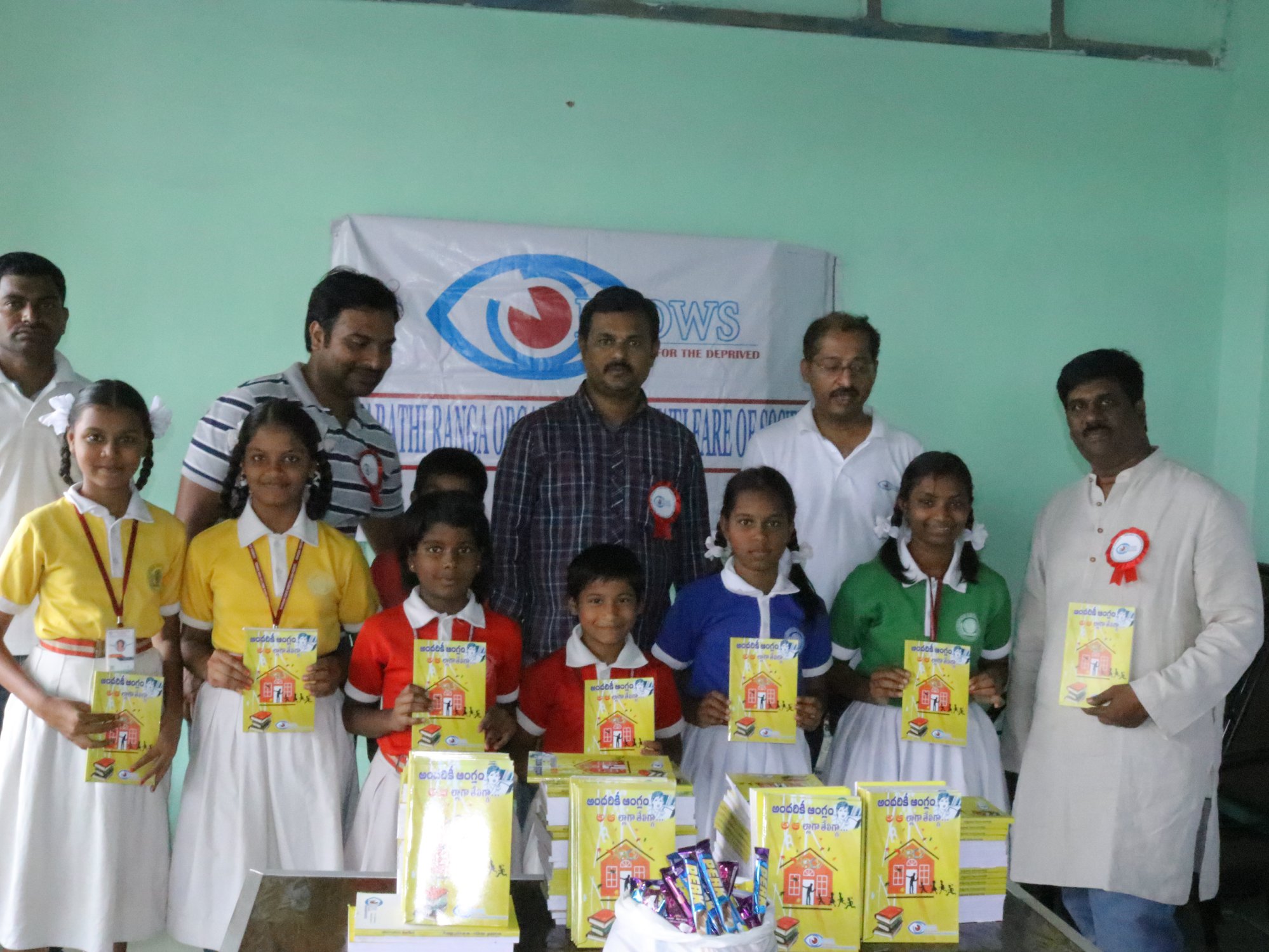 Book Distribution at Sankalp Foundation on 15-Sep-2018