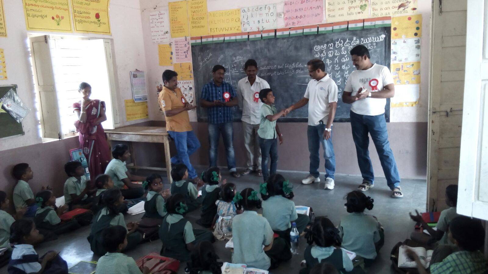 Review on student academics  @ Govt Primary School,Ravi Narayan Reddy Nagar, Hyderabad. on 31-Oct-2015