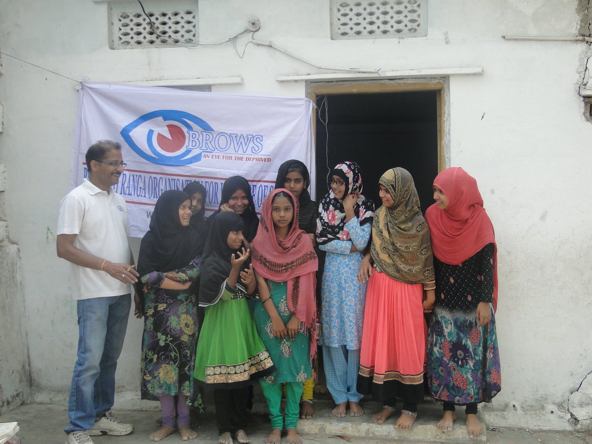 Encouraging Minority Girl Child Education @ Hafeezpet, Sankalp Foundation, Hyderabad  July 13 2013