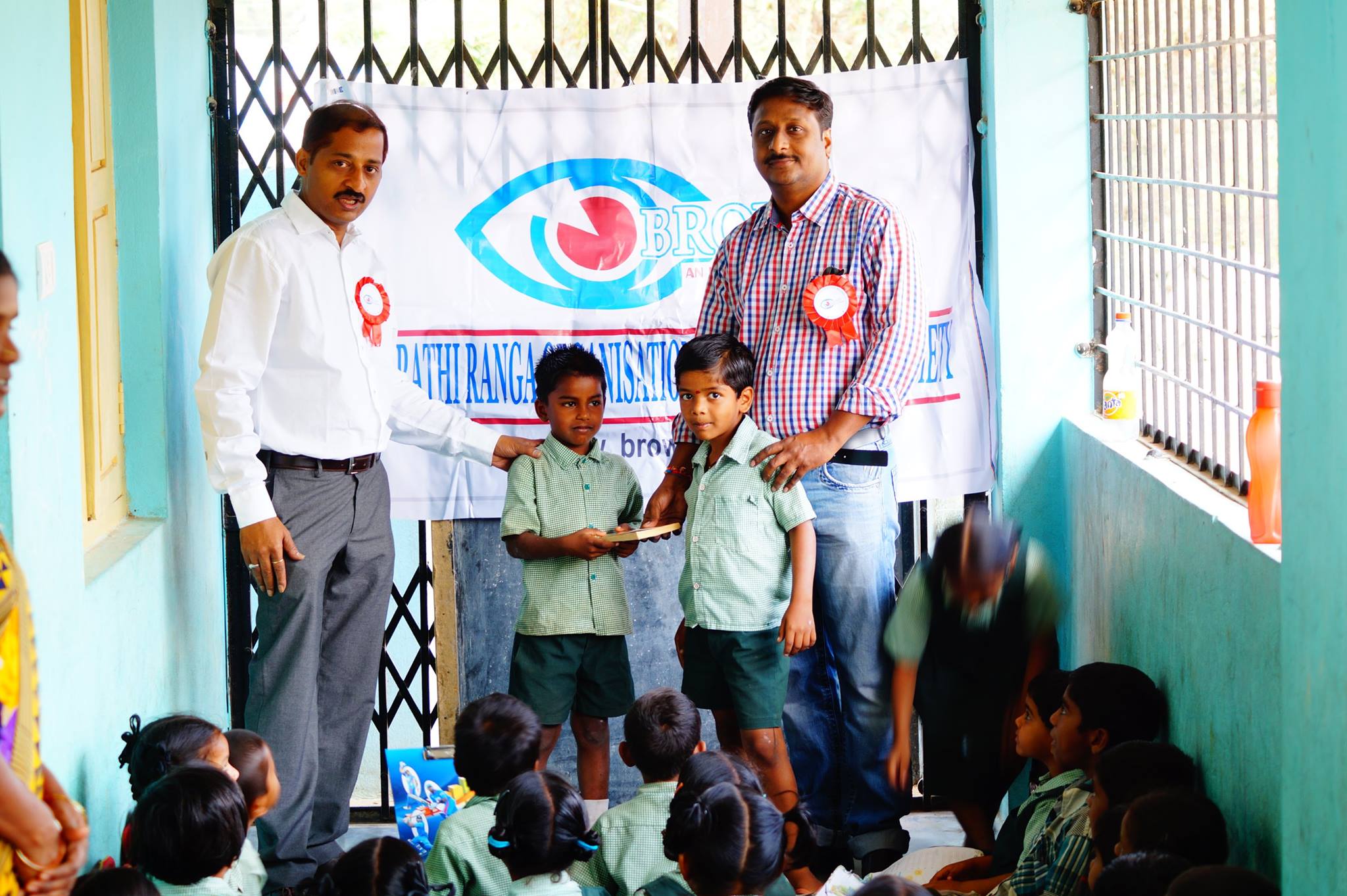 Interaction with kids @ MPPS, HMT Hills Weaker Section on  July 5 2014