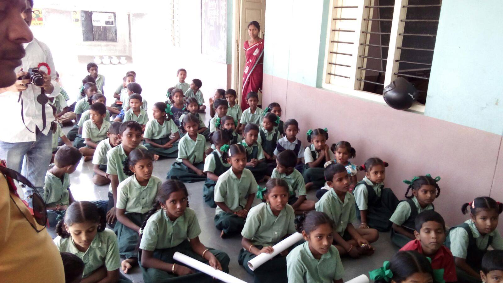 MPPS School Visit Ravi Narayan Reddy Nagar, Hyderabad. on 30th Jan 2016