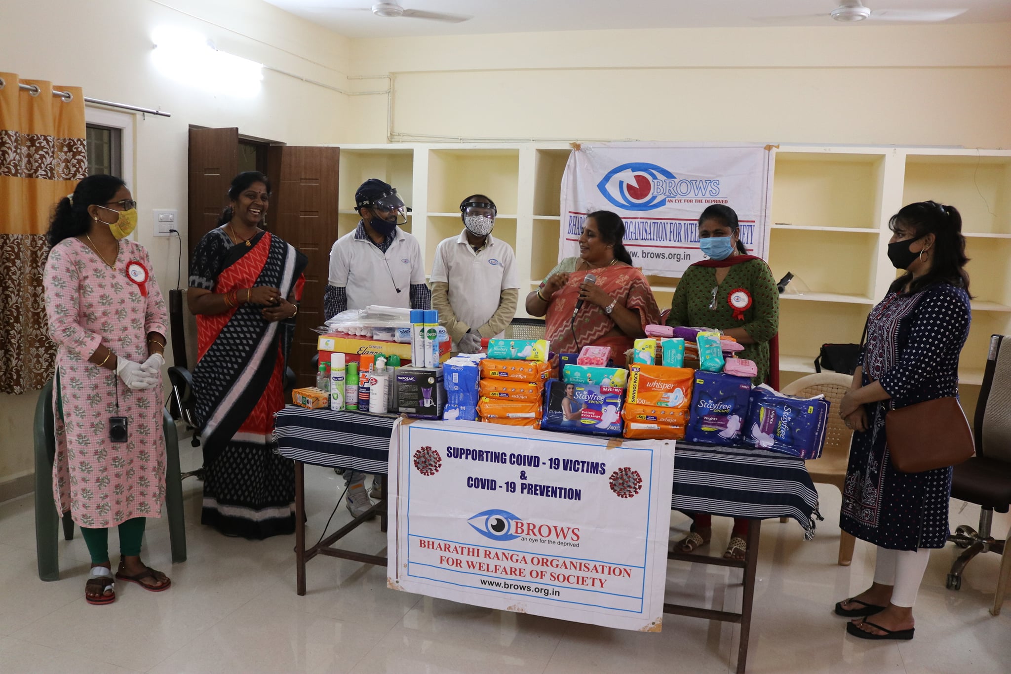 COVID Prevention Kits Distribution - Juvenile Home for Girls on 26-sep-2021