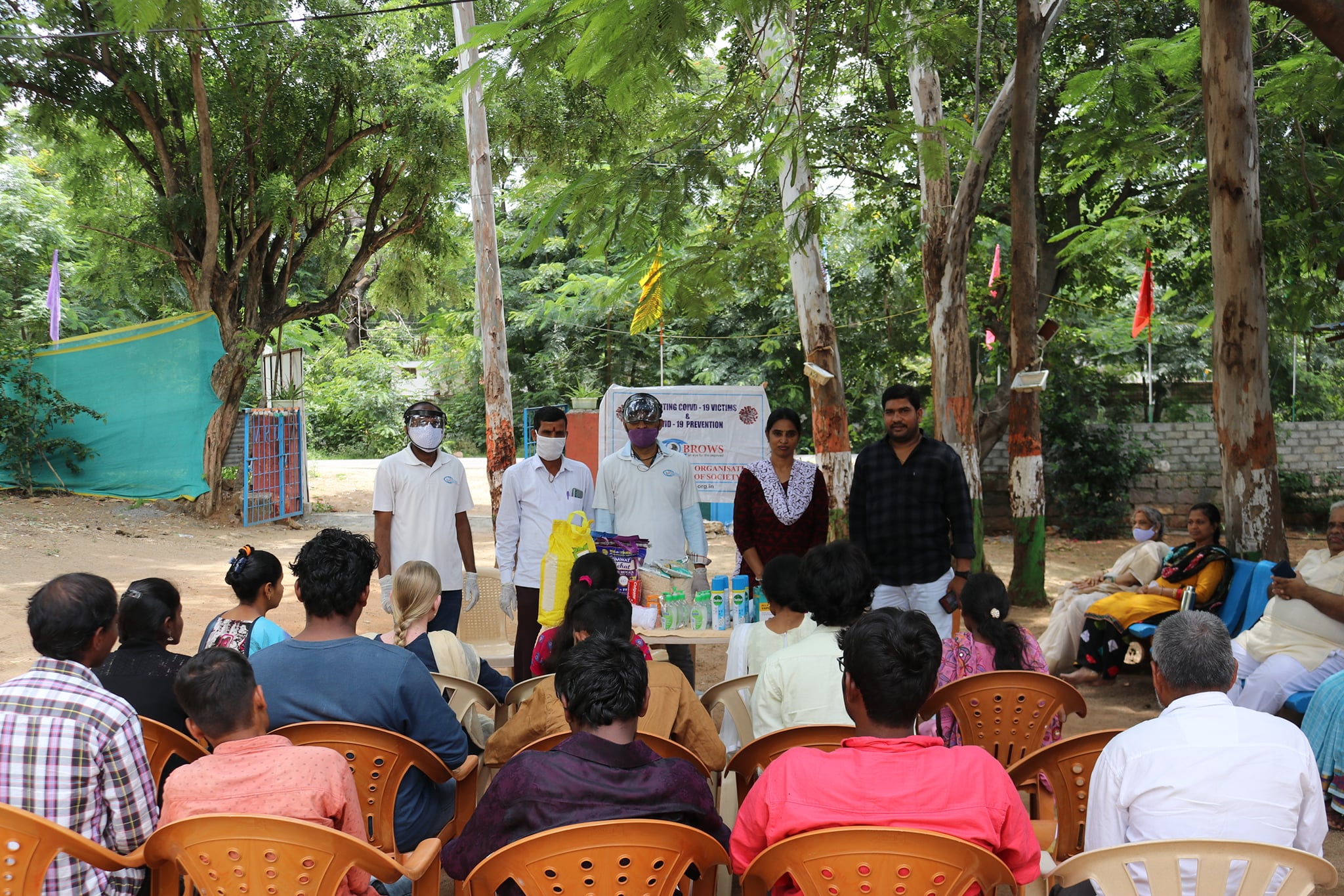 COVID Prevention Kits Distribution - Spoorthi Jyothi Foundation on 19-sep-2021