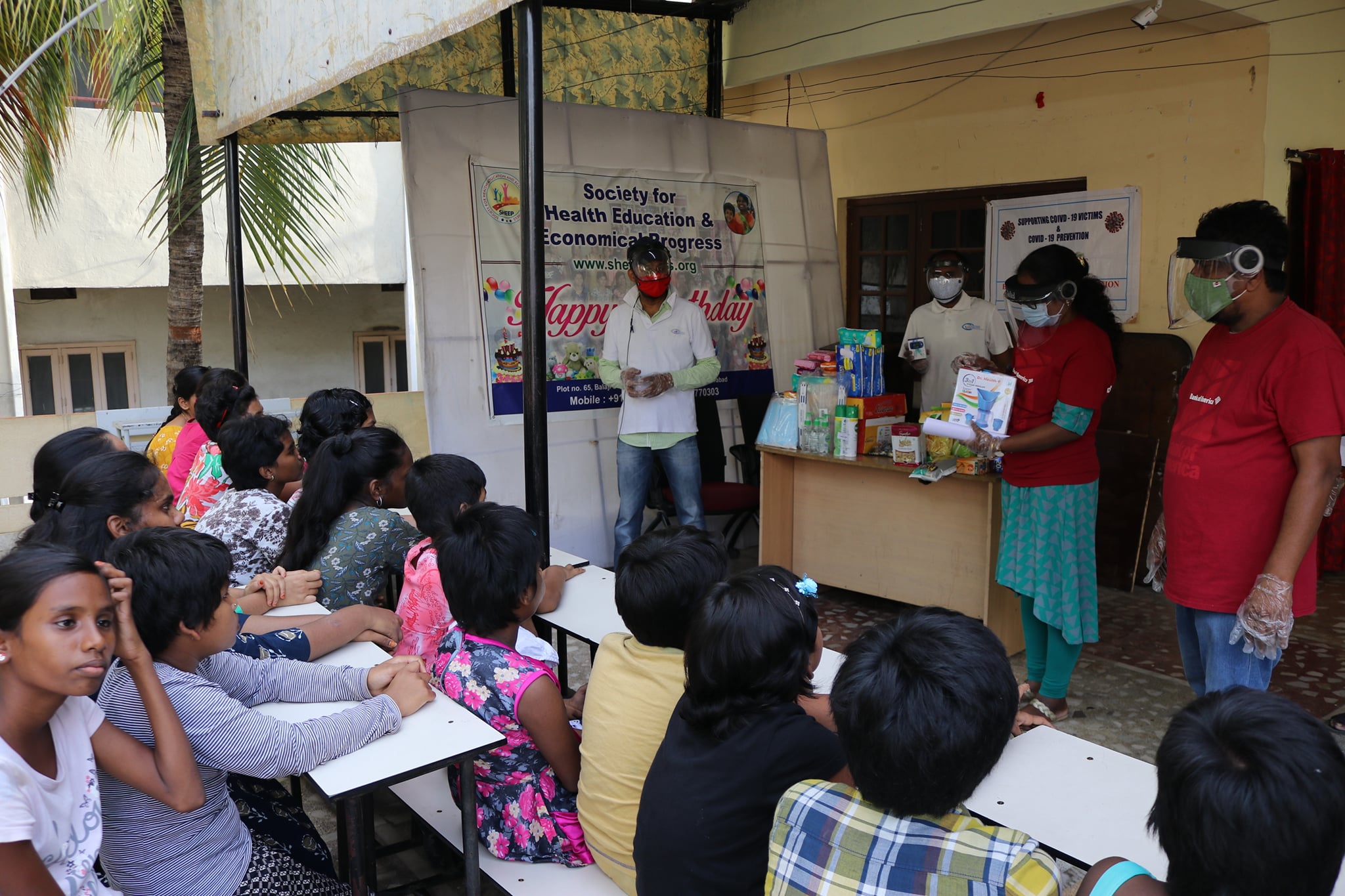 COVID Prevention Kits Distribution - SHEEP NGO- Hyderabad on 08-Aug-2021